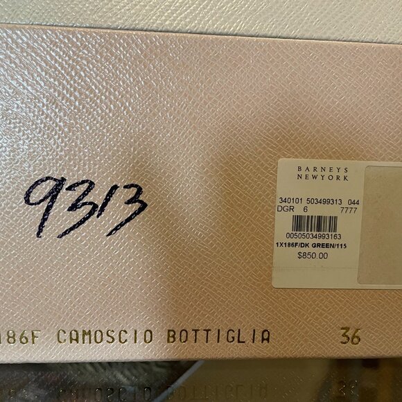 Prada Green Sued Fringe Sandals size 6 - Picture 7 of 9